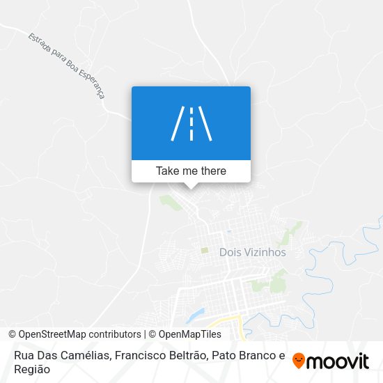 Rua Das Camélias map