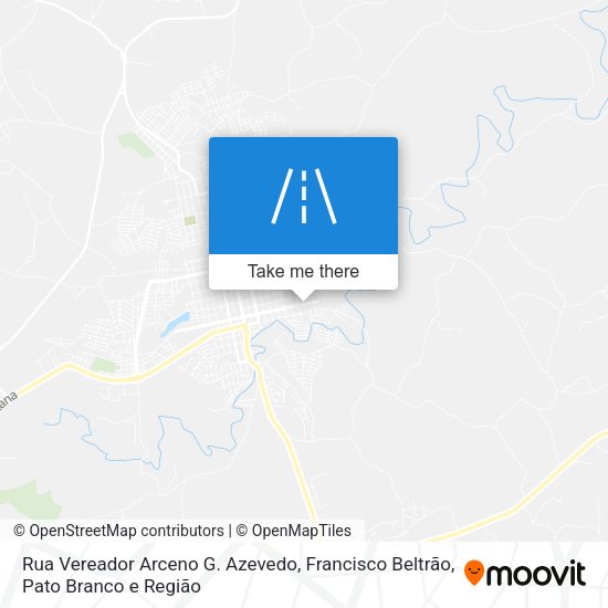 Rua Vereador Arceno G. Azevedo map
