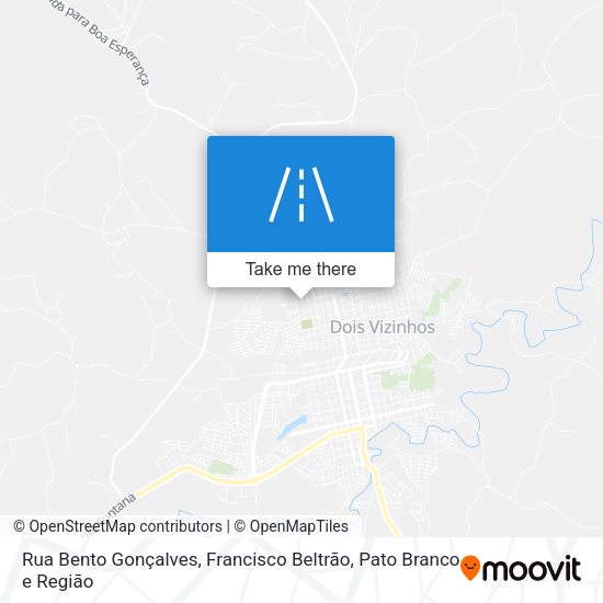 Rua Bento Gonçalves map