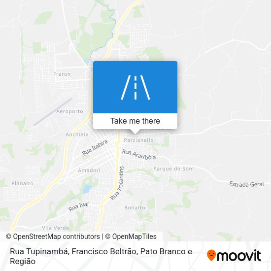 Rua Tupinambá map