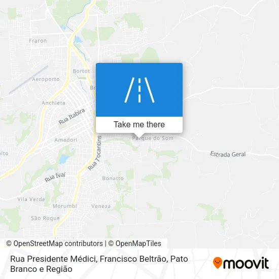 Rua Presidente Médici map