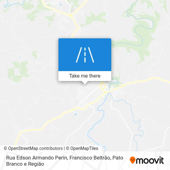 Rua Edson Armando Perin map