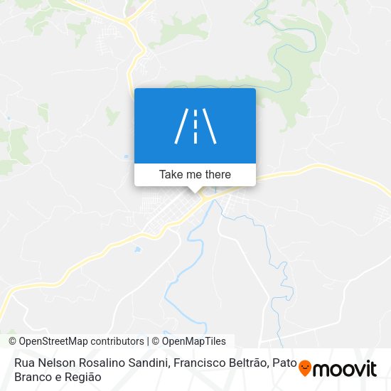 Rua Nelson Rosalino Sandini map