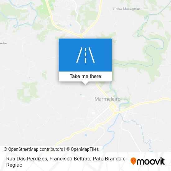 Rua Das Perdizes map