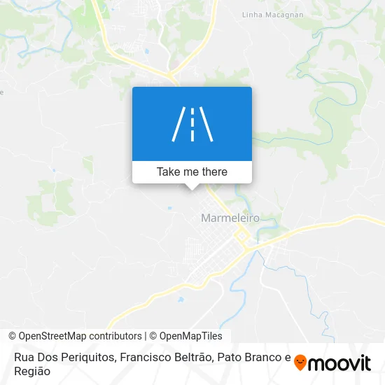 Rua Dos Periquitos map