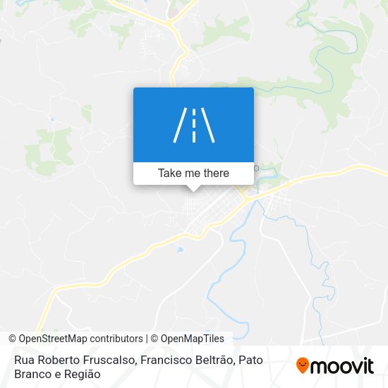 Rua Roberto Fruscalso map