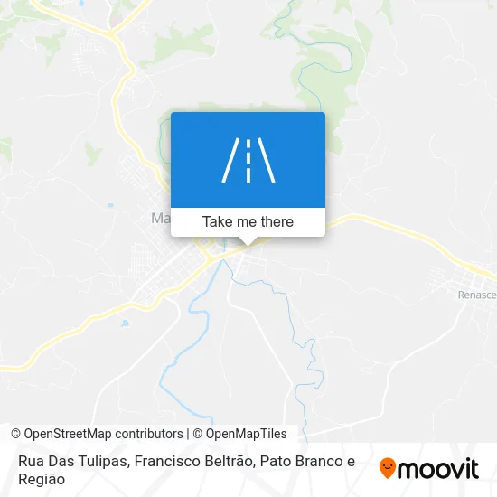 Rua Das Tulipas map