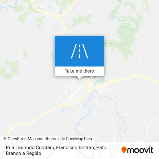 Rua Laurindo Crestani map