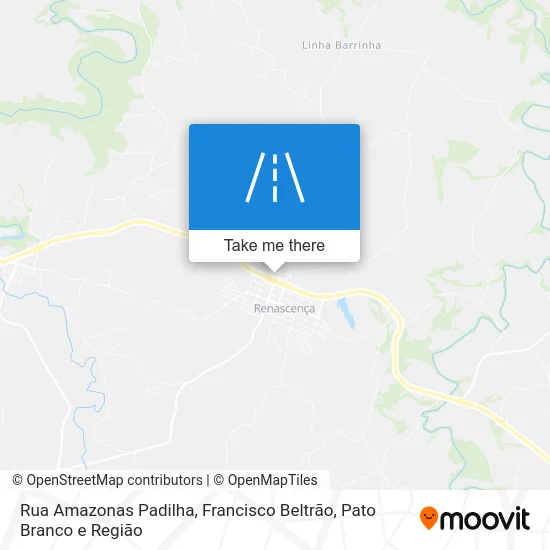 Rua Amazonas Padilha map