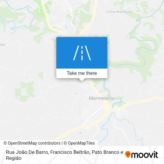 Rua João De Barro map