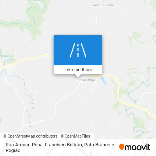Rua Afonso Pena map