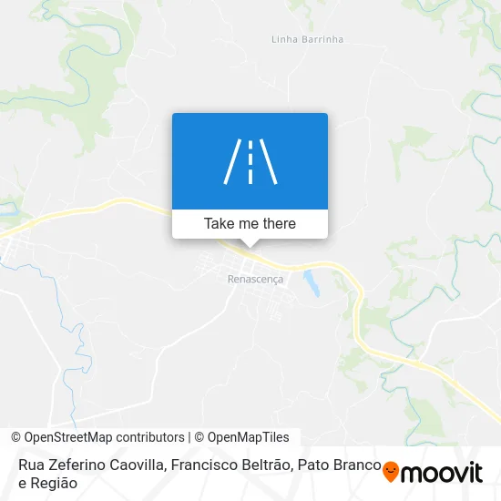 Rua Zeferino Caovilla map