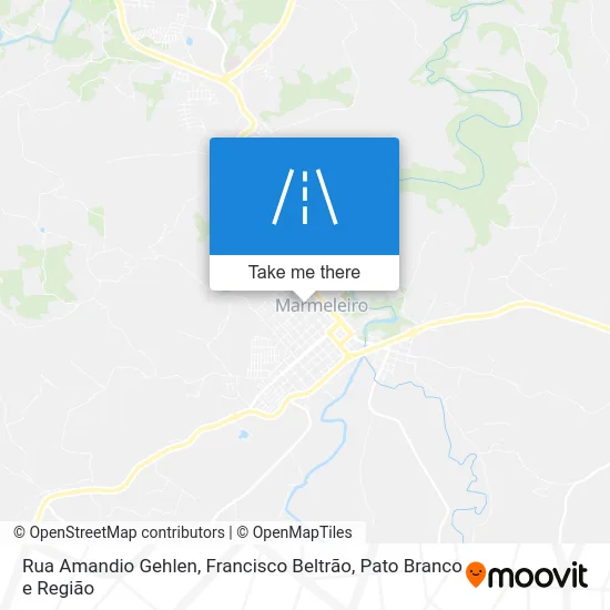 Rua Amandio Gehlen map