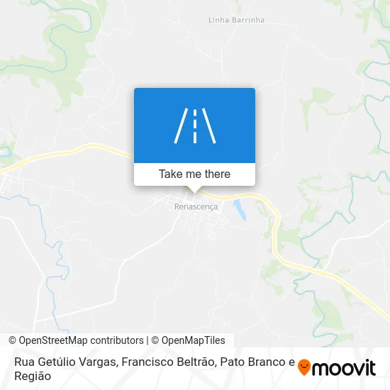 Rua Getúlio Vargas map