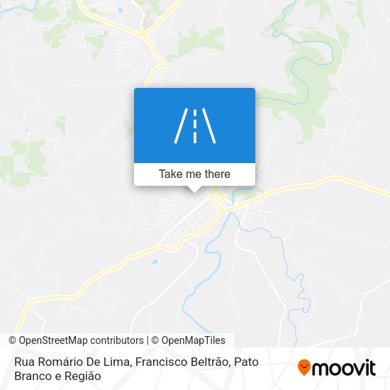Rua Romário De Lima map