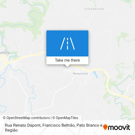 Rua Renato Dapont map