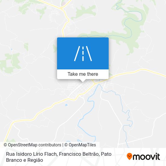 Rua Isidoro Lírio Flach map
