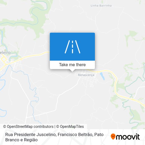 Rua Presidente Juscelino map