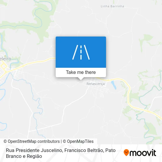 Rua Presidente Juscelino map