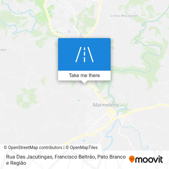 Rua Das Jacutingas map