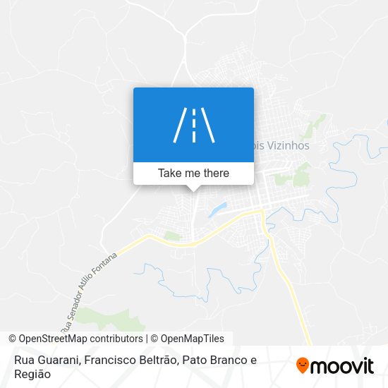 Rua Guarani map