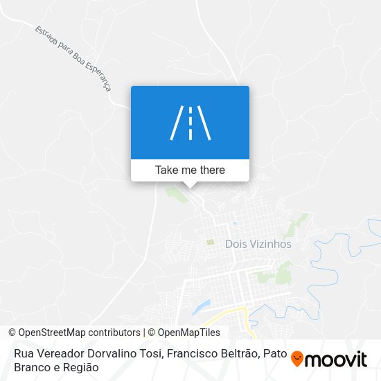 Rua Vereador Dorvalino Tosi map