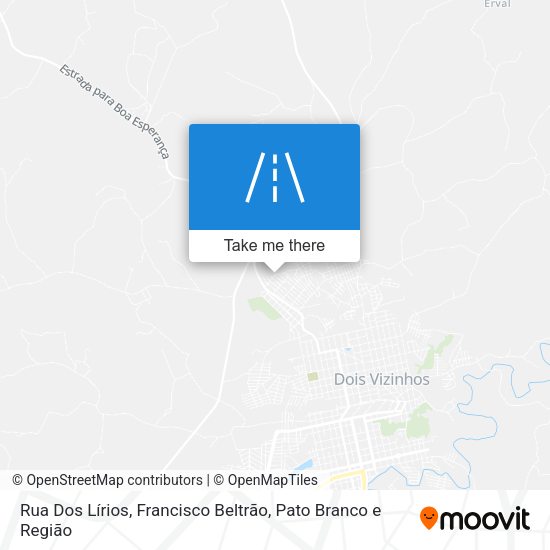 Rua Dos Lírios map