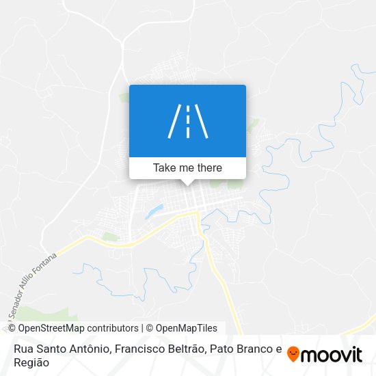 Rua Santo Antônio map