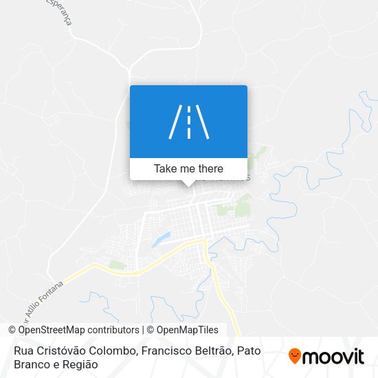 Rua Cristóvão Colombo map