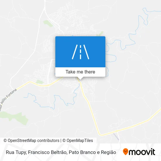 Rua Tupy map