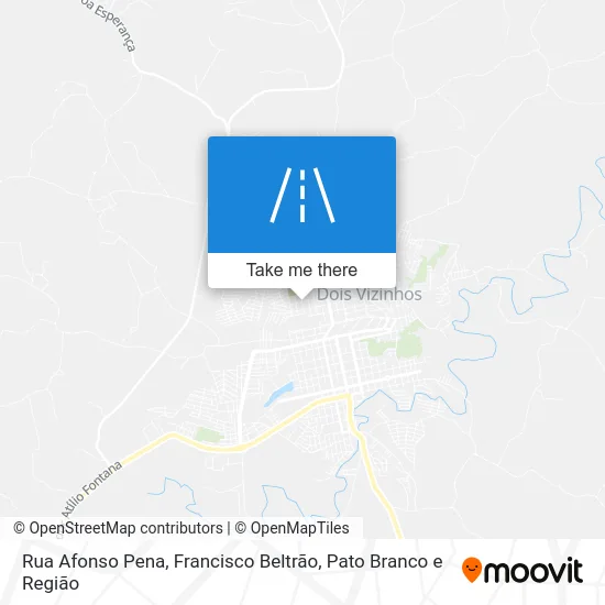 Rua Afonso Pena map
