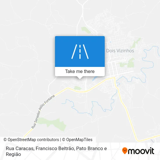 Rua Caracas map