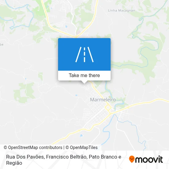 Rua Dos Pavões map