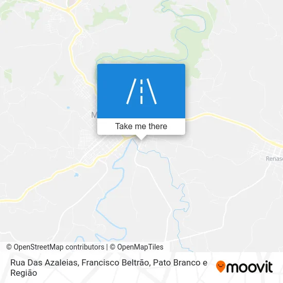 Rua Das Azaleias map