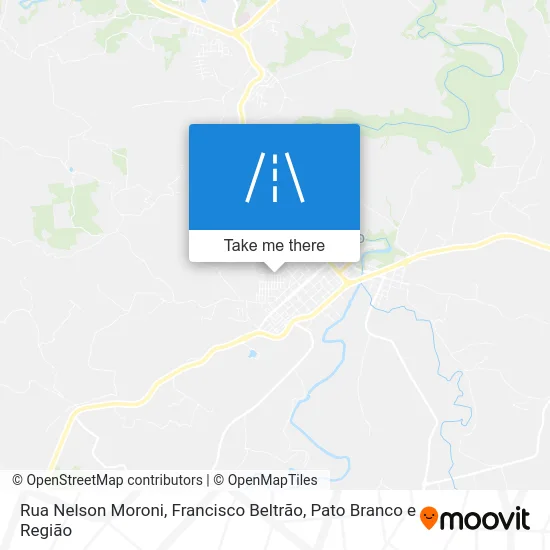 Rua Nelson Moroni map