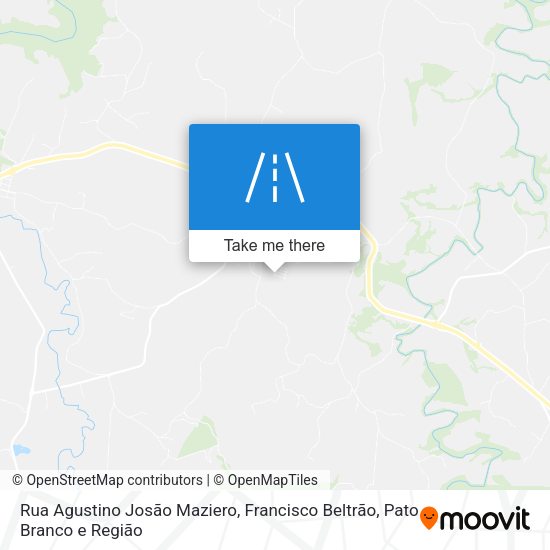 Rua Agustino Josão Maziero map