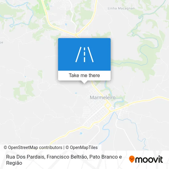 Rua Dos Pardais map