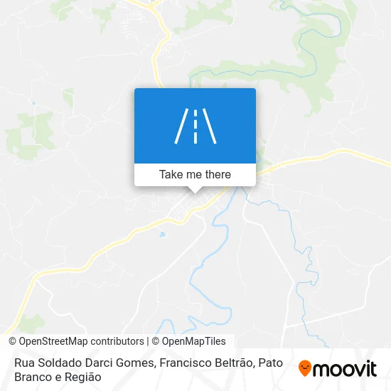 Rua Soldado Darci Gomes map