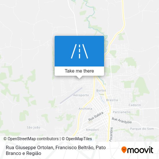 Rua Giuseppe Ortolan map