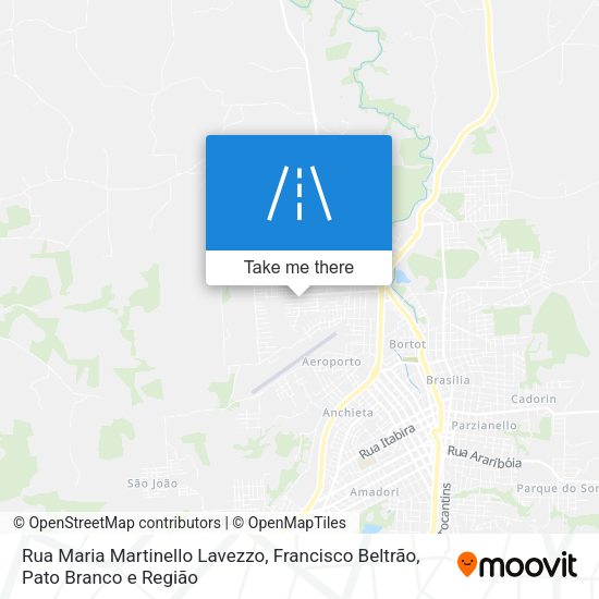 Rua Maria Martinello Lavezzo map