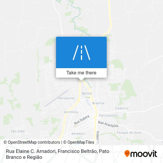 Rua Elaine C. Amadori map