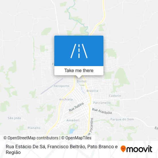 Rua Estácio De Sá map