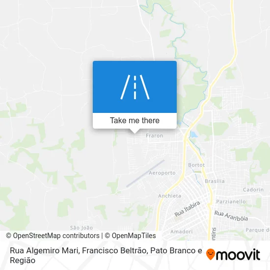 Rua Algemiro Mari map