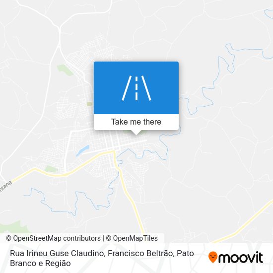 Rua Irineu Guse Claudino map