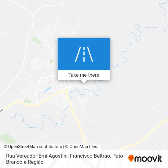 Rua Vereador Erni Agostini map