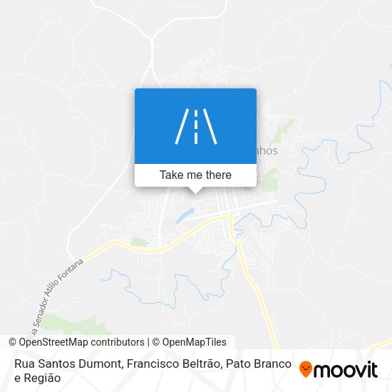 Rua Santos Dumont map