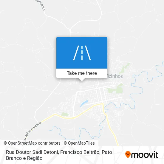 Rua Doutor Sadi Detoni map