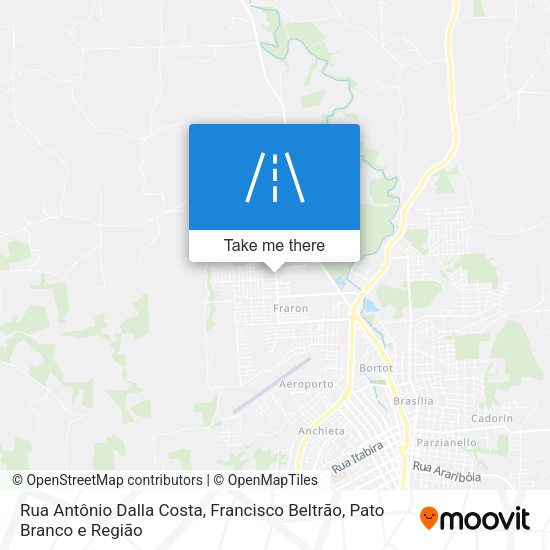 Rua Antônio Dalla Costa map