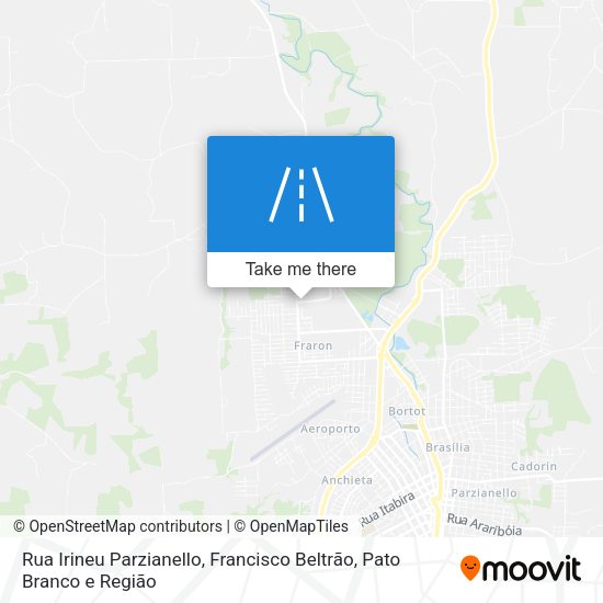 Rua Irineu Parzianello map