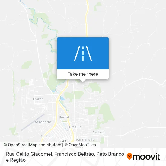 Rua Celito Giacomel map